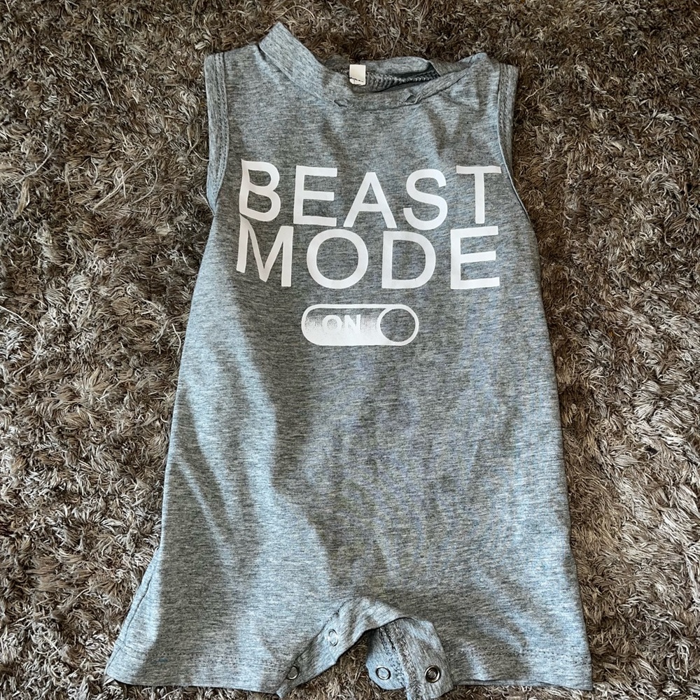 Beast mode romper
